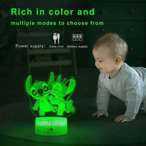 NINE SQUARE EGOU 7 Dimmable Gifts for Girls Cool Night Light with Timer Remote & Smart Touch Colors Changing Cool Room