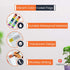 Sticky Tabs for Books, Notebooks & Documents, Eco-Friendly Index Tabs, Self Adhesive & Waterproof, 1248 Transparent