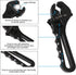 Dokili 3AN-16AN Adjustable Fitting Wrench, Lightweight Black Aluminum Tool for Hose Fitting