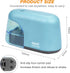 Eagle Electric Pencil Sharpener, Battery Powered with LED Light, Portable, Ideal for Kids and School Supplies (Blue)