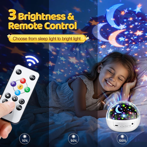 Staryou 1-10 3HD 31 360 3 1-10 Boy Toys Age Years Old | Films & Colors & Rotate & Brightness Baby Gifts for Boys Toys