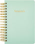 Lined Spiral Notebook, A5 College Ruled Journal Book for Note Taking, 160 Pages, 5.8x8.2 inch, Mint Green Office