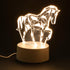 Alipis 3D Animal Shape USB Bedside Lamp Portable Decorative Night Light Led