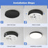 5.3 Inch 15W Dimmable 3CCT 3000K 4200K 6500K Ceiling Fan LED Light Replacement, Ceiling Fan Light Kit, Ceiling Light