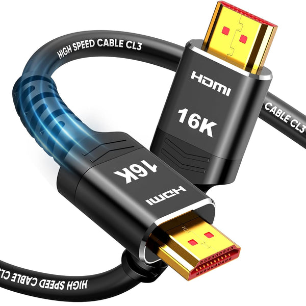Highwings 16K 10K 8K HDMI Cable 6FT, 8K@120Hz 144Hz HDMI 2.2 Cord