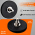 MUTUACTOR Neodymium Rubber Coated Magnets - 2PCS Anti-Scratch Rare Earth Magnets with M8 Male Thread