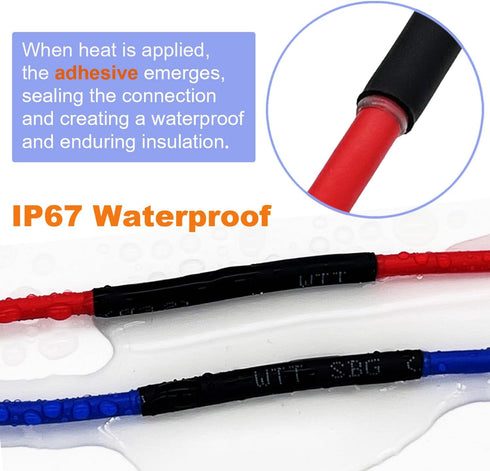 Heat Shrink Tubing Kit 355pcs - 3:1 Dual Wall Adhesive Lined Electrical Waterproof Industrial Tubing