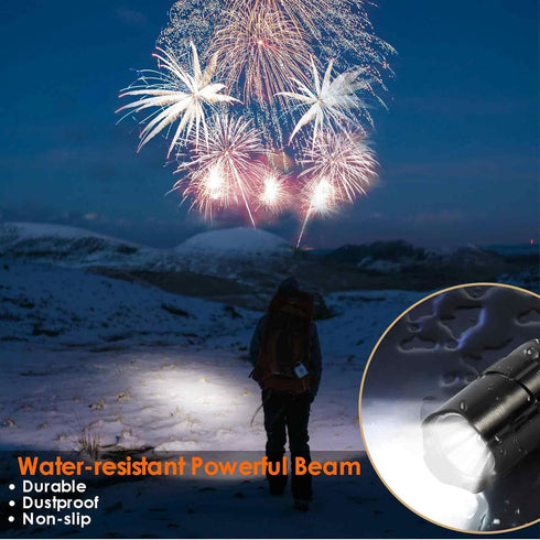 LED Flashlights, Mini Camping Tactical Flashlight with High Lumen, Handheld Pen Light, Powerful Bright Versatile Flash