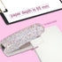 TISHAA Bling Crystal Rhinestone Full Size Stapler for Work, Office (White Base)
