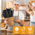 150 Packaging 4.5 2.5 16 Inches(Black) Yahenda Pieces Paper Bread Bag French Breads Storage Bags Disposable Homemade