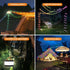 3 1 19 30s 32.8 TOHETO Camping String Lights, in Upgraded Retractable RGB Outdoor String Lights with Lighting