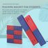 Science Magnet for Kids, Small Bar Magnet with North South Identified for Physics Education (2Pcs)