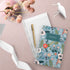 Softcover Peaceful Petals 5.5" x 8.5" Spiral Notebook/Journal, 120 College Ruled Pages, Durable Cover