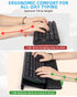 Aethrivex Keyboard Stand with Wrist Rest - Comfortable Wrist Pad for Easy Typing, Keyboard Tray for Office, Home