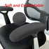 Removable Washable Slipcovers for Chair Armrests, Universal Fit for Office Chair, Desk Chair, Gaming Chair (Grey,