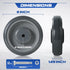 4 Pack 5" 1.2" 5/16 4 sets, 1000 Lbs NATGAI Shopping Cart Replacement Wheels Kit, Diameter width Bore Noiseless