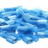 AIRIC Blue Female Spade Connector 16-14 AWG, 100 pcs Nylon Electrical Crimps for Automotive Wiring