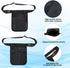 Tucnoeu Pack Server Waist Pouch, Black Restaurant Bar Waiter Waist Tool Pouch Bag with Adjustable Belt, Utility Server