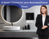 300 Commercial Multifold Paper Towel Dispenser Wall Mount (Black), Folded Hand Towel Dispenser for Bathroom/Restroom