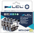 LCL LC401 Black Ink Cartridge Replacement for Brother Printers, 3-Pack