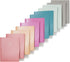 U Brands U-Eco Poly 2-Pocket Pronged Folders, Set of 12, Assorted Brights, Letter Size