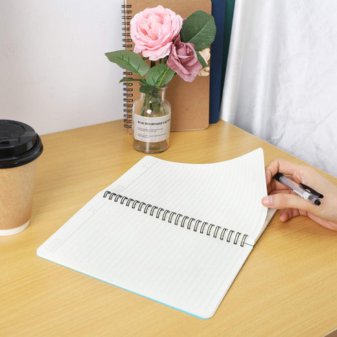 EUSOAR A5 Spiral Journal, 12 Pack, 5.5" x 8.3", 120 Pages Lined, Travel Writing Notebooks