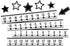 Teacher Created Resources Black and White Number Line (-20 to +120) Mini Bulletin Board for Classroom Use