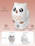 3D 8-Color 3000K, 3 L LOHAS LED Owl Night Light for Kids, Owl Night Light Plug in Wall, Dusk to Dawn Sensor
