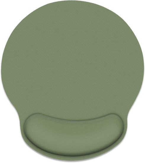 Britimes Green Mouse Pad, Ergonomic Mouse Pad with Wrist Support, Non-Slip Rubber Base for Home Office Gaming