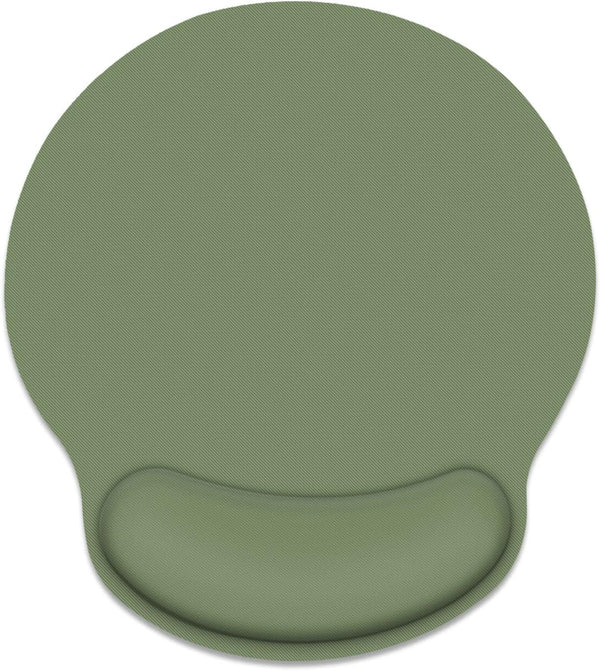 Britimes Green Mouse Pad, Ergonomic Mouse Pad with Wrist Support, Non-Slip Rubber Base for Home Office Gaming