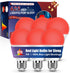 Neporal 625nm Red Light Bulbs for Sleep, 100% Blue Light Blocking Light