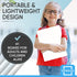 Scribbledo 11"x14” White Board, Mini Double Sided Dry Erase Board, Handheld Personal Whiteboards for Students, Small