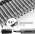 INTUNO 96 Count Permanent Markers, Black, Chisel tip, Oil-Based Permanent Markers, Waterproof and Fade-Resistant