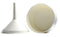 EISCO 9cm Buchner Funnel - Polypropylene, 2 Parts, 6.5cm Stem Length, Lightweight, Autoclavable
