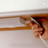 12in (1 Pack) GE LED HD+ Undercabinet Light Fixture, Linkable Integrated Slim Profile Fixture for Kitchens, Warm White