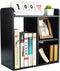 PAG Desktop Shelf Freestanding Wood Small Bookshelf Desk Supplies Organizers and Accessories