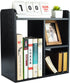 PAG Desktop Shelf Freestanding Wood Small Bookshelf Desk Supplies Organizers and Accessories