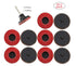 2 Inch Flap Disc 80 Grit, Surface Conditioning Disc with Quick Change Connection, 10+1 Pack