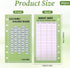 SynHHergyx 48 6 A6 Sheets Money Saving Challenge Binder Trackers, Ring Binder Savings Challenge, Reusable Budget