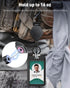 Uniclife 2 Pack Heavy Duty Retractable Keychain with Magnetic Closure, 16 oz Badge Reel & Vertical Plastic Card Case
