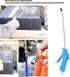 Air Blow Gun with 10" Long Angled Nozzle, Industrial Air Compressor Accessories Cleaning Tool