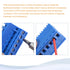 MECCANIXITY PCB Mount Screw Terminal Block, 5.08mm Pitch 4 Pin 15A Plug-in for Electrical Instruments, 10 Set