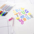 BAZIC Collorelli Scented Glitter Color Gel Pen, Acid Free Smooth Writing for Art and Christmas Gift (10/Pack)