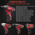 Belt Clips for Milwaukee, 4pcs Drill Tool Clips Hook Kit with Screws for Hex Screwdrive, Drill Driver, 12 Volt Power