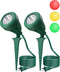 EDISHINE LED Outdoor Spotlights, 120V 5.5W Plug in Spot Light with 3