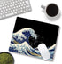 Mouse Pad - Japanese Sea Wave Design, Washable Square Cloth Mousepad for Gaming Office Laptop, Non-Slip