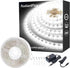 White Led Strip Lights for Bedroom Small Dimmable LED Lights Strip 16.4ft