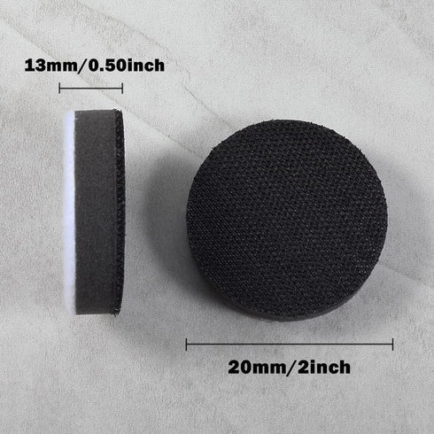 SPEEDWOX 2 Inch Hook and Loop Soft Sponge Cushion Buffer Pad 5 Pack for Sanding and Polishing