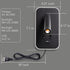 AWEKLIY Wall Mounted LED Reading Light for Bed Headboard, Bedside Wall Sconces USB Charging, Night Light for Bedroom