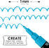 Loddie Doddie Fine Liquid Chalk Markers, 10 Count Erasable, Low-Odor Chalkboard Pens in Earth Tones